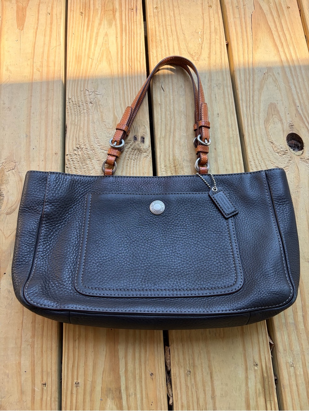 Coach pebbled leather Chelsea purse